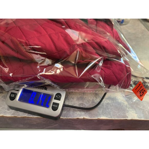 Talbots Womans M Diamond Quilted Raspberry Pink Jacket with Pockets Snap Down - Picture 9 of 9